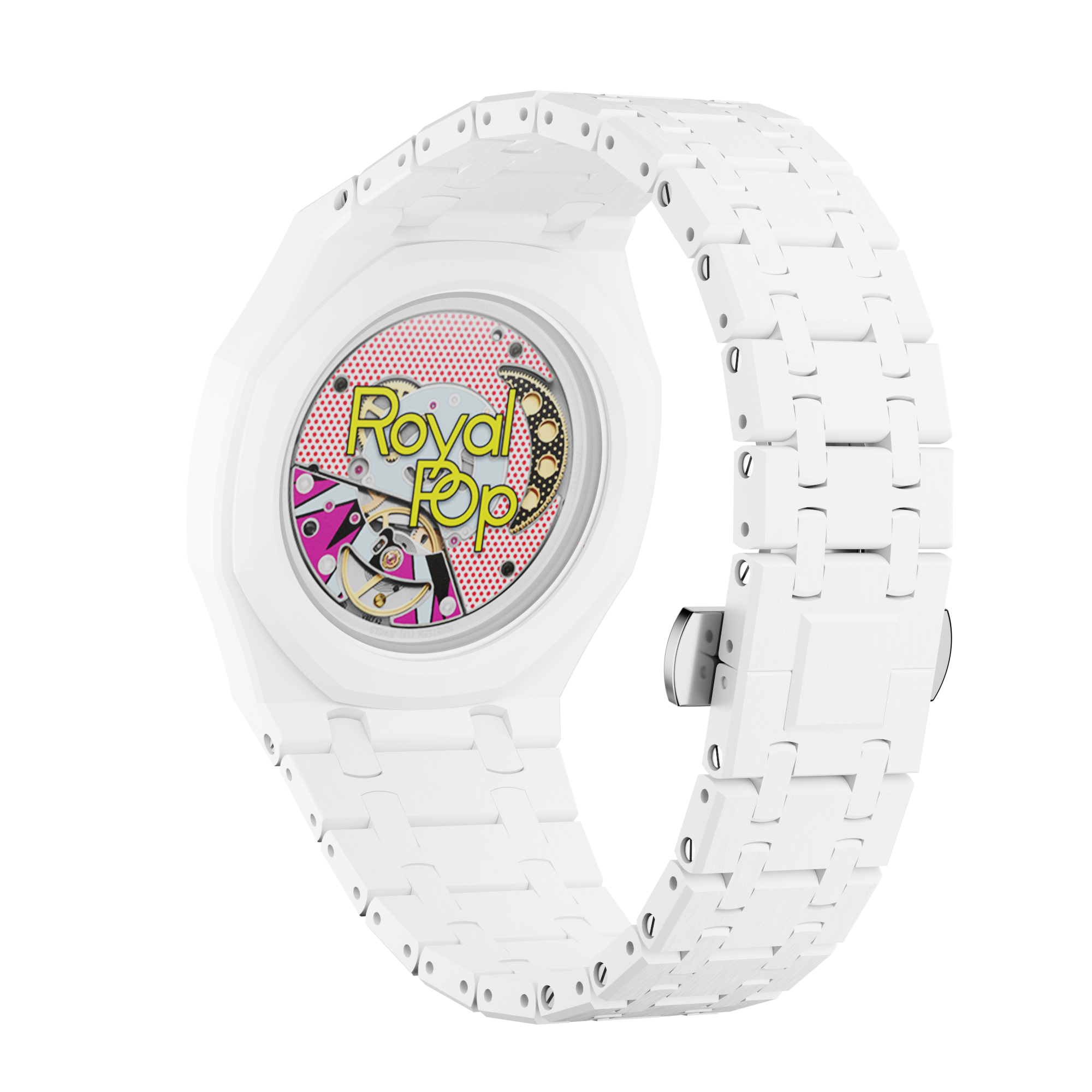 Bracelet en céramique Blanc