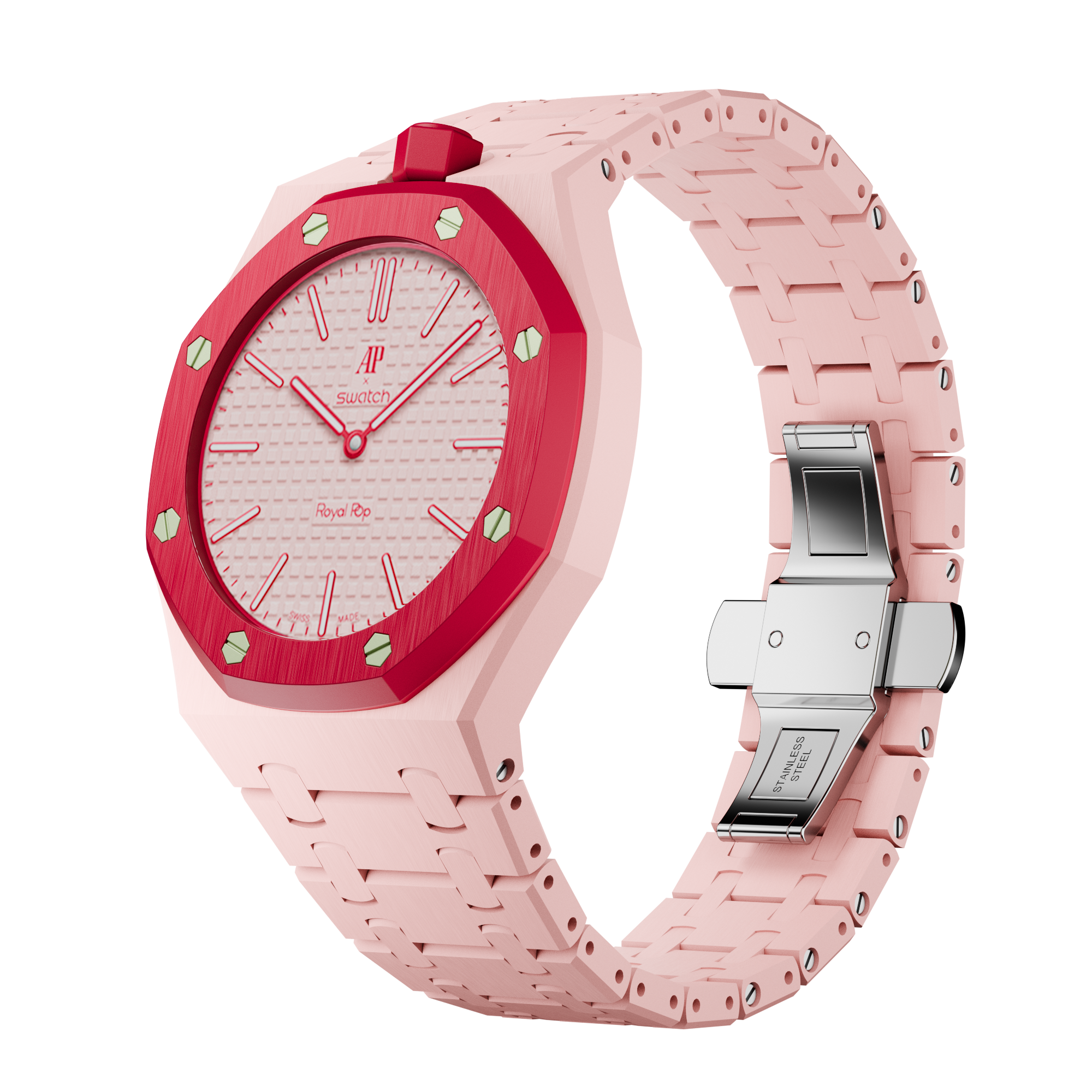 Bracelet en céramique Rouge
