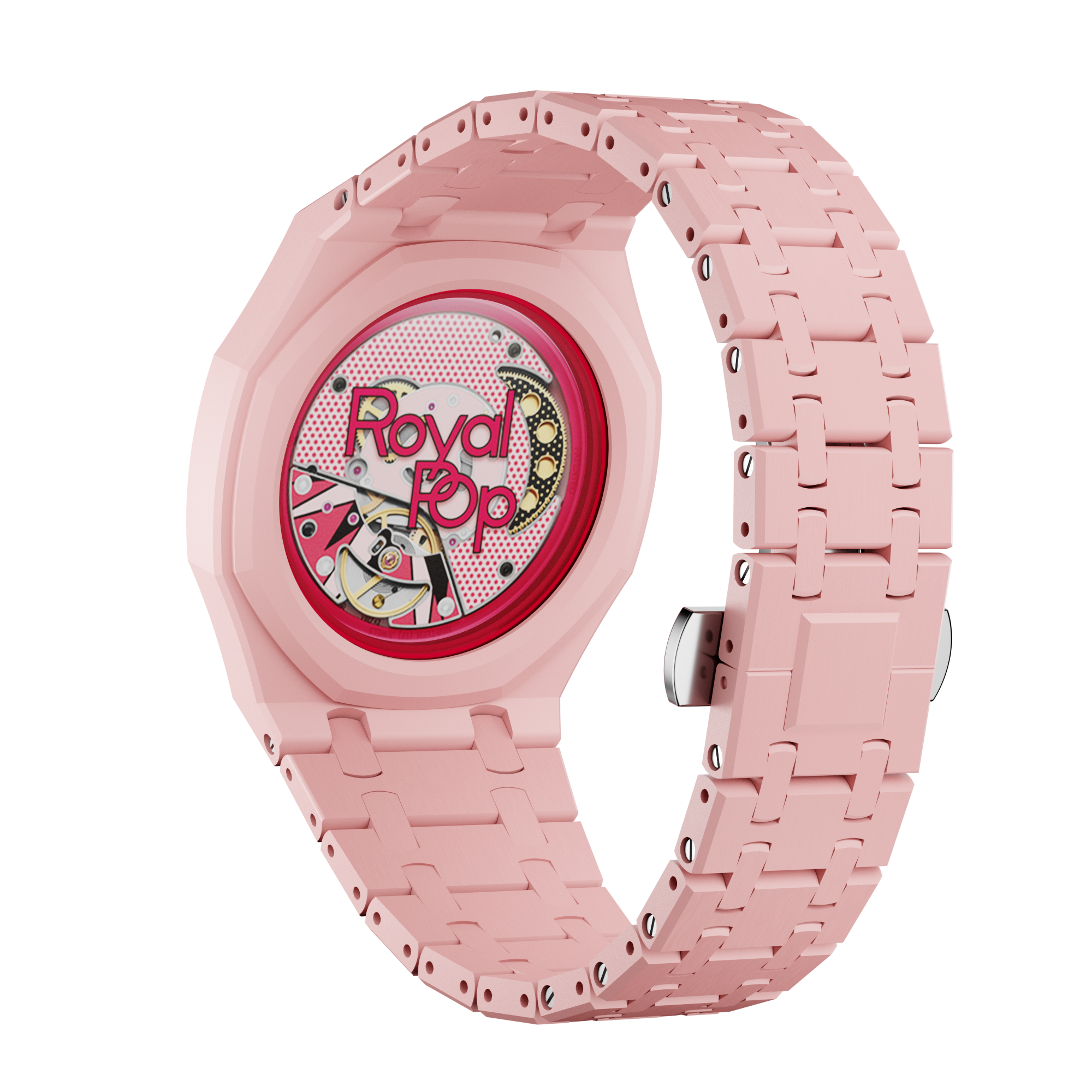 Bracelet en céramique Rouge