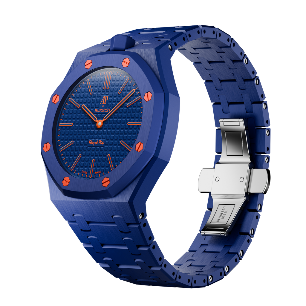 Bracelet en céramique bleu nuit