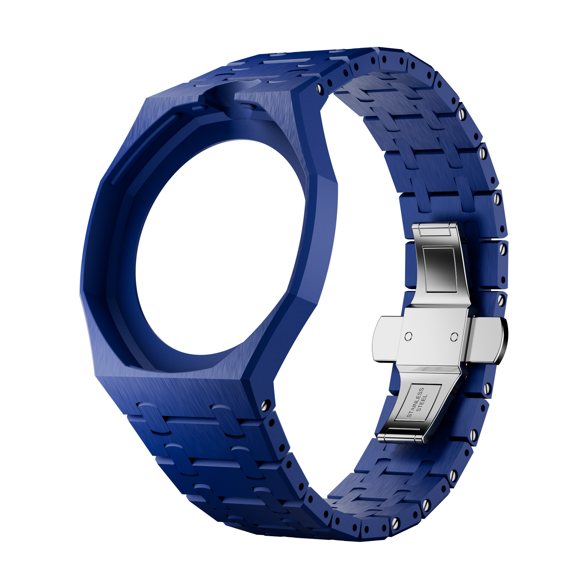 Bracelet en céramique bleu nuit