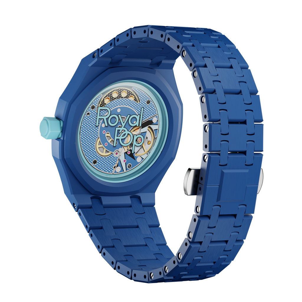 Bracelet en céramique Bleu