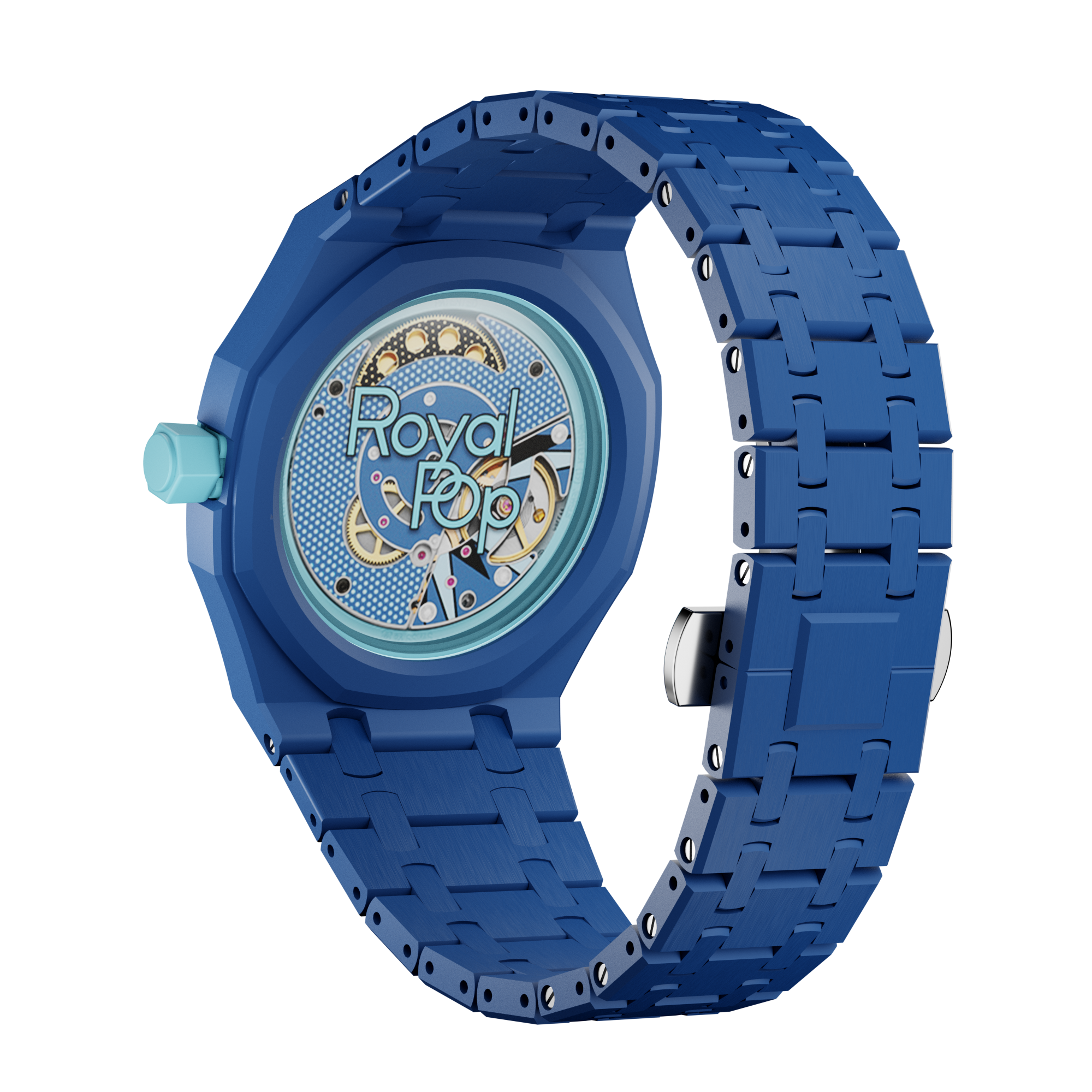 Bracelet en céramique Bleu