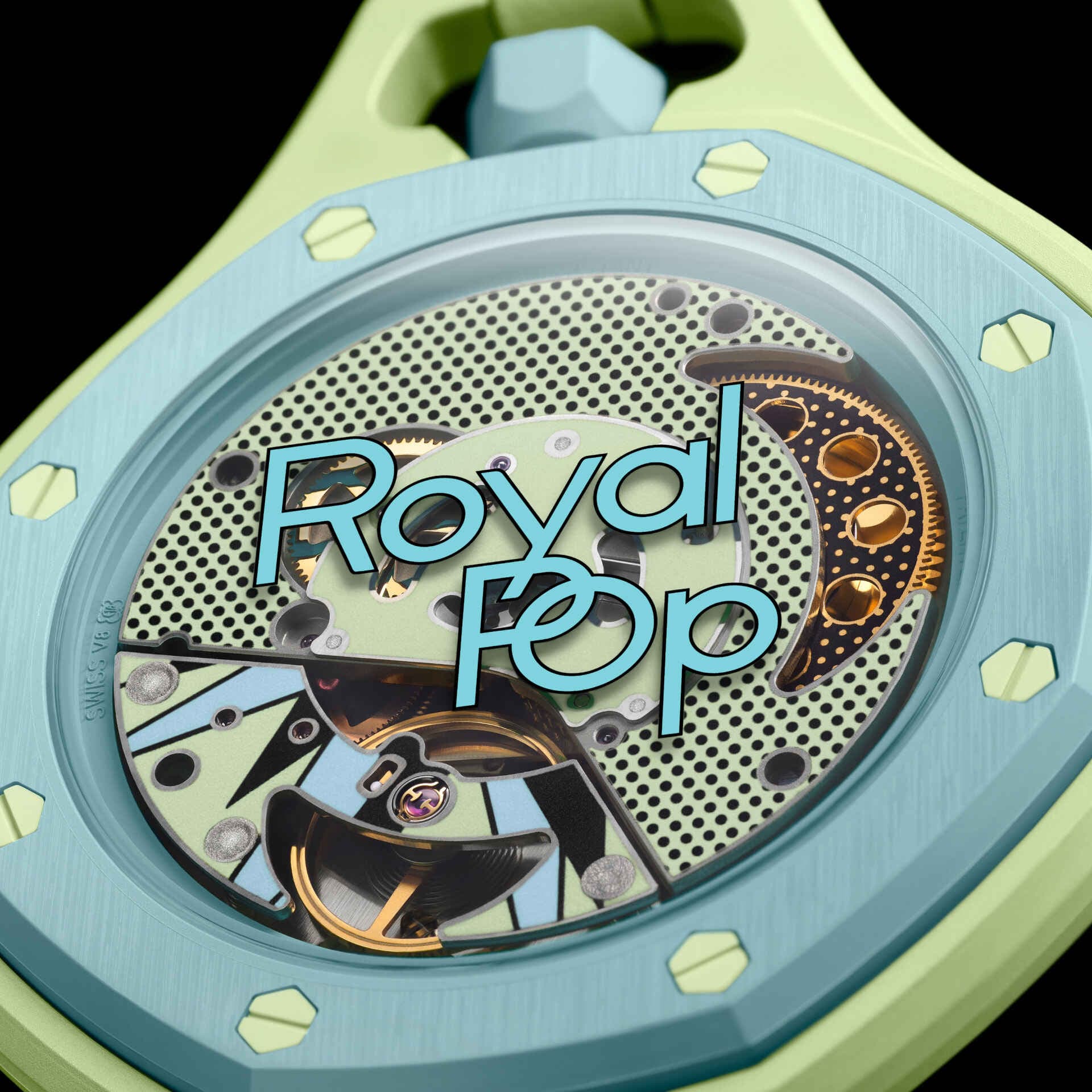 Royal Pop Jaune, bleu ciel